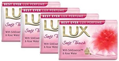 LUX Soft Touch Bath Soap (Pack of 4)