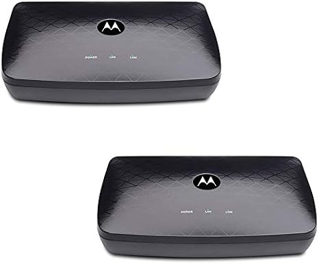Motorola MoCA Adapter for Ethernet Over Coax, Plug and Play, Ultra Fast Speeds, Boost Home Network for Better Streaming and Gaming (2.5 Gbps - MoCA 2 Pack)