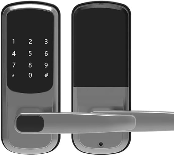 Smart Keyless Entry Digital Door Lock with Handle, for Front and Interior Doors