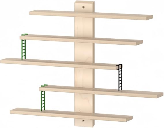 Small Shelf for Wall,Wooden Shelves for Wall,Small Floating Shelves for Wall, Wall Shelf Used to Display Mini Decorations, Figurines,Collectibles