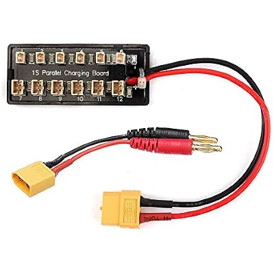 Upgrade 1S LiPo Battery Parallel Charging Board Blade Inductrix Ultra Micro JST-PH2.0 Parallel Connect Plate mCX mCPX with Fuse for Safety
