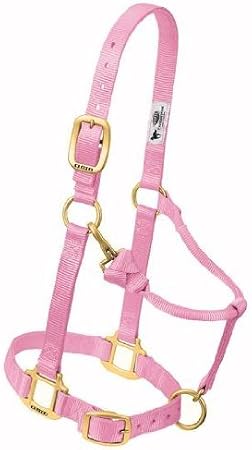 Weaver Leather 1" Average Horse/Yearling Draft Original Chin & Throat Snap Halter