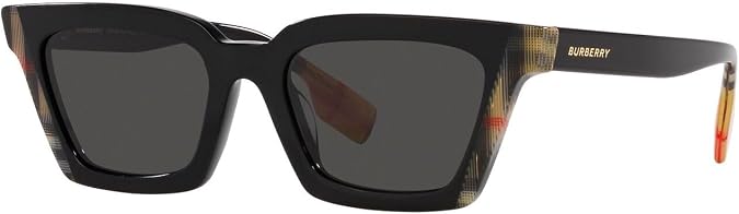 BURBERRY BRIAR BE 4392U Black Vintage/Dark Grey 52/19/140 women Sunglasses