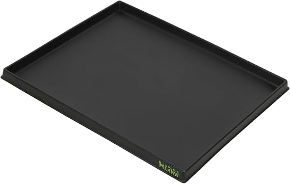 DoggieLawn Leak-Proof Dog Potty Tray, Grass Pad Holder, Large 26x25.5x1.25 | Washable, helps contain messes with raised edges - apartments, urban homes, puppy training, senior dogs with mobility needs