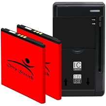 Boosting Large Power Substitutable Business Thick Density 2X 2900mAh Battery Universal Office Dock USB/AC Charger Compatible with Unimax UMX U696CL