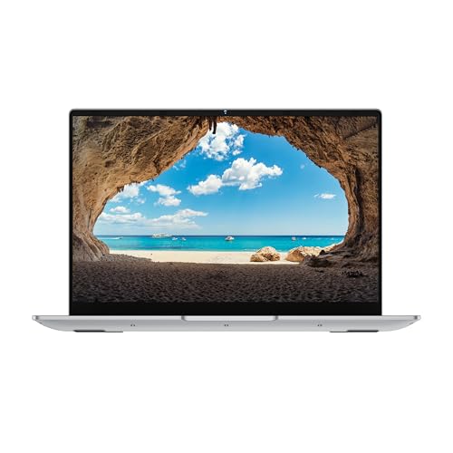 JUSTTHINK Laptop 14 Inches, 8GB RAM, Windows 11, Inter CPU 2.6 GHz, 512GB SSD, 2 Cores, 1080P, 2.6 pounds Light-Thin, 5H Battery Life Perfect for Basic Business, School & Beginners