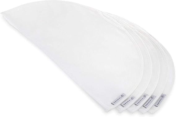 HANGERWORLD Breathable Shoulder Covers Clothes Dust Protectors for Closet Storage (10 Pack, White)