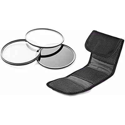 High Grade Multi-Coated, Multi-Threaded, 3 Piece Lens Filter Kit Compatible with Nikon COOLPIX B600  B700 Includes Filter Adapter