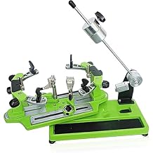 Manual Tabletop Racket Restring Machine with Tools - Professional Stringing Equipment for Tennis, Squash, and Badminton Rackets