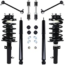 Detroit Axle - 8pc Struts Shocks Kit for 2006-2007 Ford Focus [NOT Fit Wagon] 2 Complete Struts with Coil Spring 2 Shock Absorbers 4 Front Rear Sway Bar Links Replacement Ready Strut Assembly