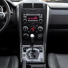 Real Premium Carbon Fiber Compatible with Suzuki Big Vitara 2006 2007 2008 2009 2010 2011 2012 2013 Accessories Car Center Console Trim Cover Sticker Decal Interior Trim