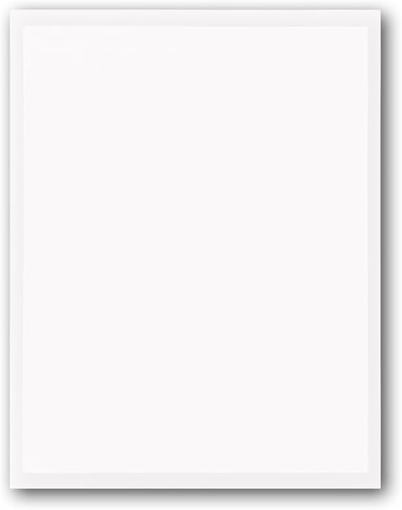 Interior Car Window Stickers for Cars & Dealerships - Blank White | 8.5" x 11" | (250 Pack of Stickers) (Adhesive) (Laser Printer)