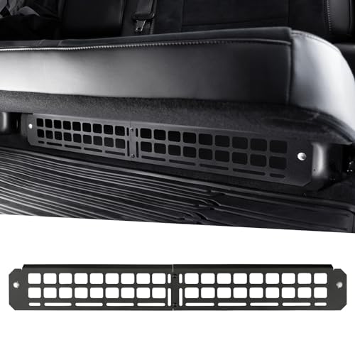 Seat Bottom Divider Panel Compatible with Ford F150 2015Raptor 2015Super Duty 2017, Under Seat Console Storage Compatible with F150 Accessories Black