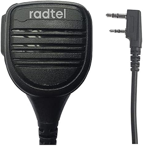 RADTEL Speaker Microphone Compatible RT-920,RT-910B,RT-900 RT-890,RT-860,RT-860G,RT-493,RT-470,RT-470L,RT-4D MD-380 TH-UV8000D TH-F8 TH-UV9D TH-UVF1 RT12 Kenwood Baofeng/Btech/AnyTone