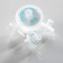 Pall 4541 Acrodisc Syringe Filters with Nylon Membrane, Pore Size 0.45 m, Diameter 13 mm, Pack of 100
