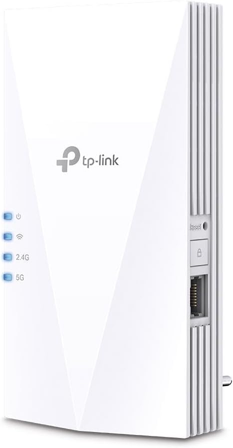 TP-Link RE500X, AX1500 Mbps OneMesh Wi-Fi 6 Range Extender, Broadband/Wi-Fi Extender, Booster/Hotspot with 1 Gigabit Port, Built-in Access Point Mode