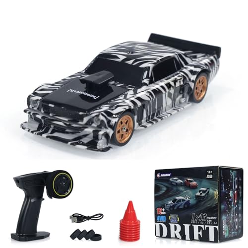 1/43 Drift Car 4WD RC 2.4g Mini Race Radio Control High Speed Model Car Hobby High Speed Four-Wheel Drive Hobby Grade Model Truck,