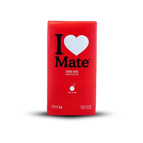Yerba Mate I Love Mate from Argentina 500gr (1.1lb) (Medium, 10, Count)