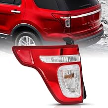 TUSDAR LED Taillight Assembly for 2011 to 2015 Ford Explorer Rear Tail Light Left Driver Side