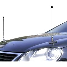 Pair Magnetic Bonnet Car Flag Diplomat-1