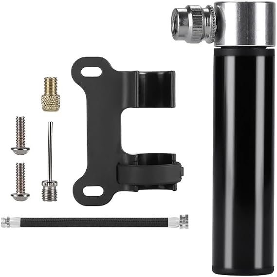 120 PSI Mini Bike Pump Portable for Scott Solace eRide 2023, Universal Bicycle Air Pump for Road & MTB, Durable Hand Air Pump for Bicycle, Balls