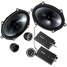 KICKER 46CSS684 CS-Series CSS68 6x8-Inch (160x200mm) Component System with .75-inch tweeters, 4-Ohm (Pair)