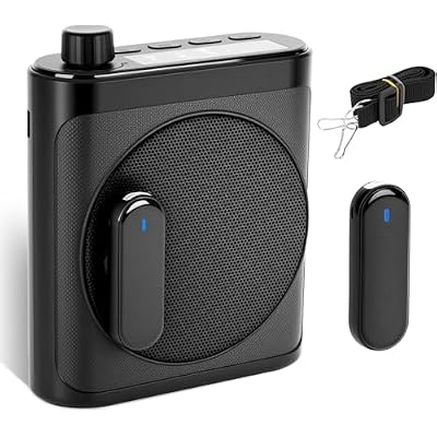 M29 Wireless Lavalier Microphone Omni-Directional Condenser with Noise Cancelling Lightweight Portable Speaker for iPhone Tour Guides Teaching, Interviews