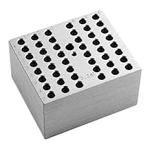 Labnet D1102 Aluminum Dry Bath Block for AccuBlock Digital Dry Bath, Holds 48 x 0.2mL PCR Tube/6 x 0.2mL Strip