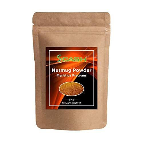 Nutmeg Powder, Premium Grade, Gluten Free, Pure Premium Quality, Ground 7 Oz