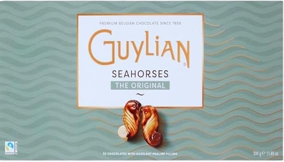 Guylian Seahorses The Original 32 Chocolates Box 336g - Premium Chocolate Gift Box