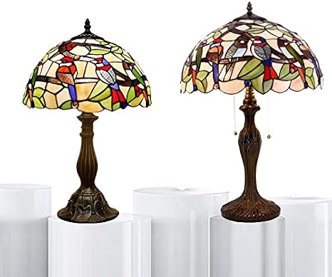 WERFACTORY Tiffany Lamp Series SAStained Glass Style Lampshade Decorative Living Room Bedroom