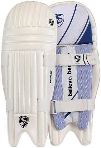 SG Proflex Light Weight Cricket Batting Leg Guard Pads Mens Size (Color May Vary)