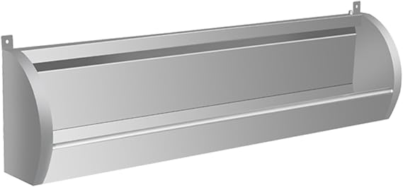 Men Urinal Wall Mounted Stainless Steel Urinal, Commercial Urinal Lengthened 100CM with Drain Pipe, Space-Saving Toilet Mens Urinal, for Schools, Hospitals, Bars, and Public Places