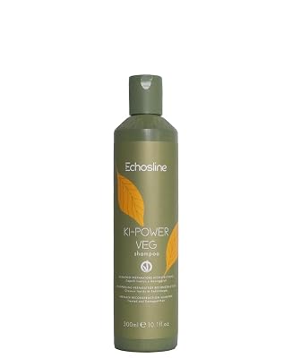 Echosline KIPower VEG Reconstruction Shampoo for Damaged Hair - 300 ml.  10.1 fl.oz.