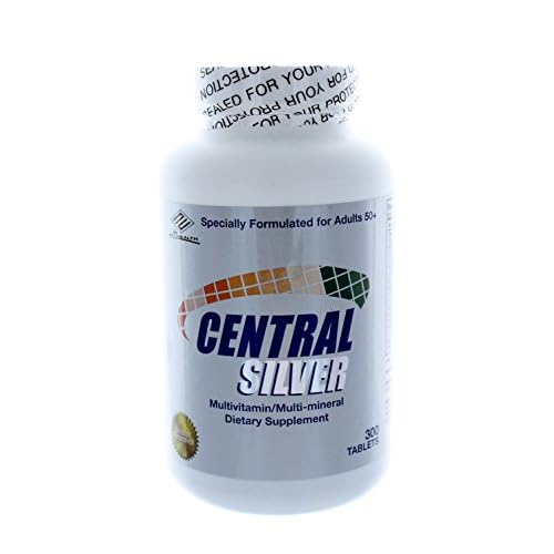 Central Silver Multivitamin Multimineral Supplement, 300 Tablets