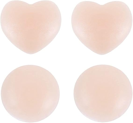Thin Pasties - Reusable Adhesive Silicone Nipple Covers(2 Pairs)