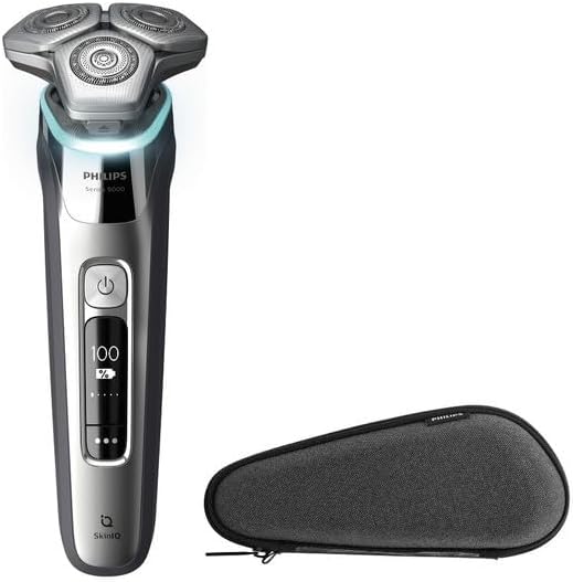 Philips S9000 Series Wet & Dry Electric Shaver, S9985/30, Chrome Silver