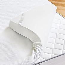 Sweetcrispy Mattress Topper Full with Removable Soft Cover, Memory Foam 4 Inch Thick Gel Infused Cooling Toppers Pad for Full Size Bed, Sleeper Sofa, RV, Camper, CertiPUR US Certified