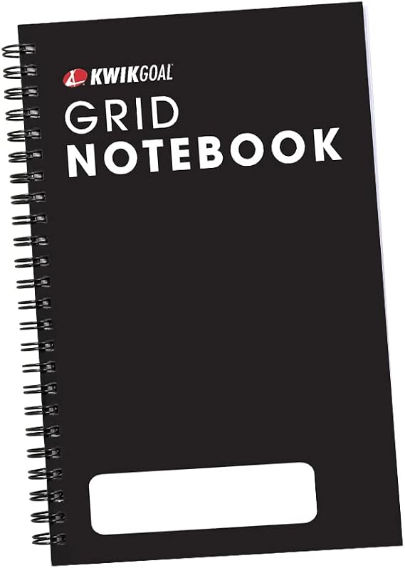 Kwik Goal Soccer Grid Notebook