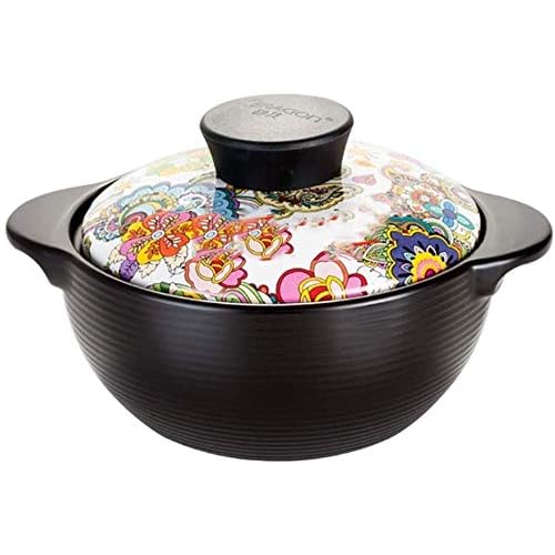 Ceramic Tagine Pot High Temperature Ceramic Taji Pot|25cm Tagine Pot with Conical Lid|for Braising Slow Cooking Without Lead Cooking Healthy Food