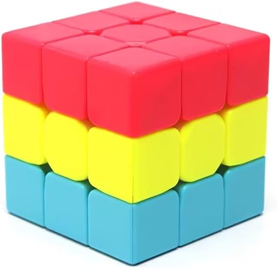 Cuberspeed Sandwich Cube 3x3 Beginner Friendly Puzzle 3x3x3 for Speed Cube Beginner