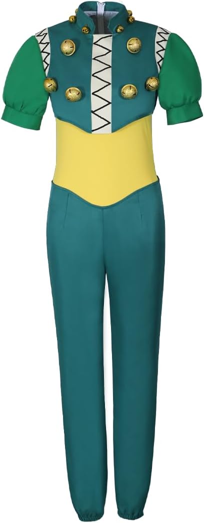 Anime Green Cosplay Costume for Halloween Adult Women Cos Cosplay Dress