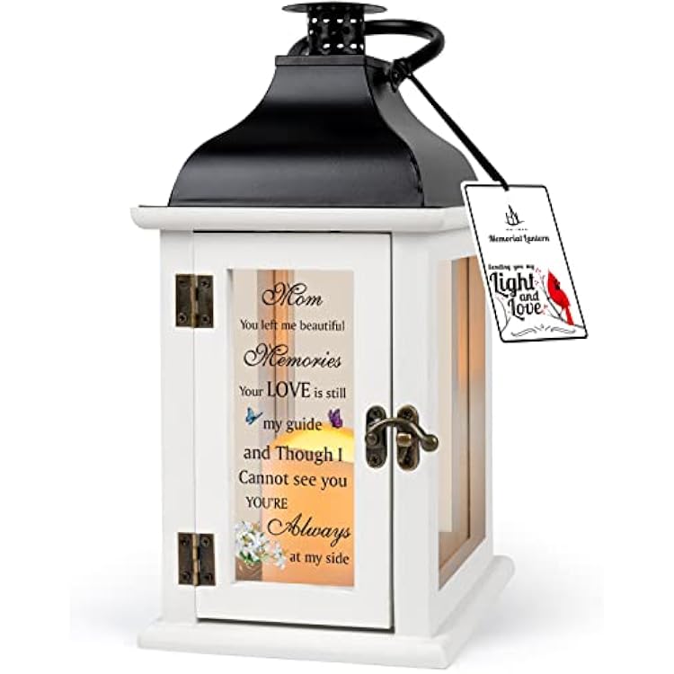 Memorial Lantern - Bereavement Sympathy Gifts for Loss of Mother Memorial Gifts for Loss of Mother Thoughtful Funeral Gifts for Loss of Mother Remembrance Gifts for Loss of Loved One