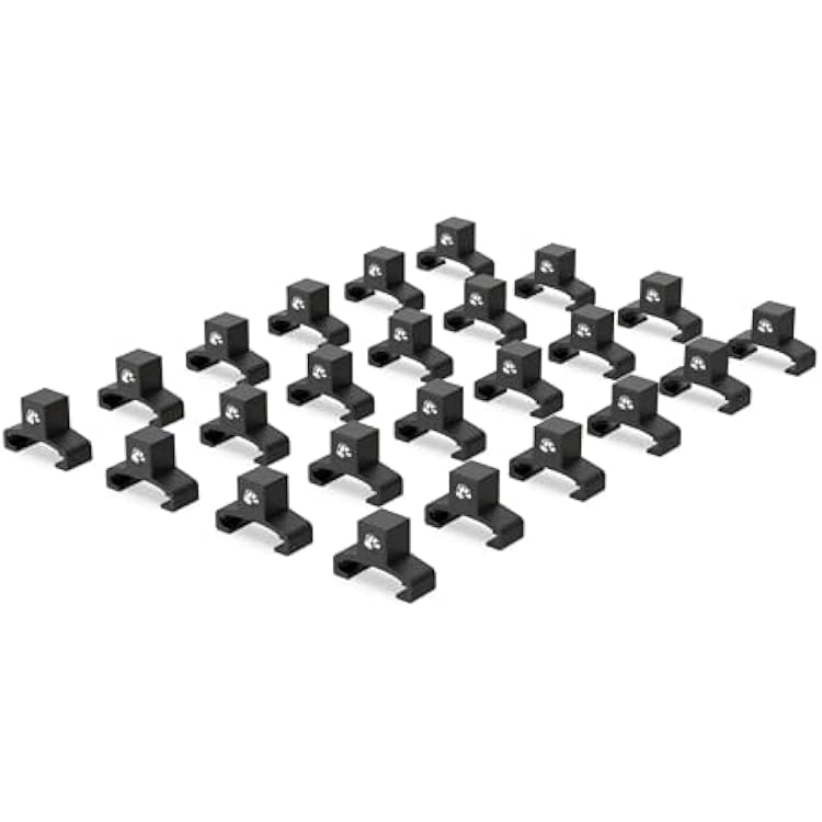 Olsa Tools Black Spring-Loaded Socket Clips - 24-Pack 38-Inch Drive - Compatible with Olsa Socket Holders - Part: 1136
