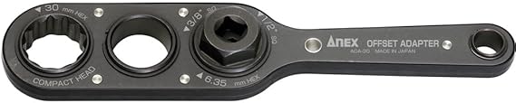Anex Offset Adapter, Side Length 30mm, AOA-30