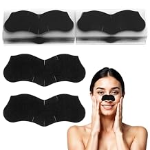 YUXIANLB 70Pcs Bamboo Charcoal Face Strips For Blackheads Pore Cleansing Strips Nose Blackhead Remover Deep Cleansing Charcoal Strip Effective Control Of Oily Skin Clogged Pores Practical For Unisex