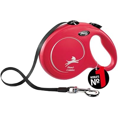 Flexi Cl30T8.210.R Roll Leash New Classic L Tape 8 M, Red