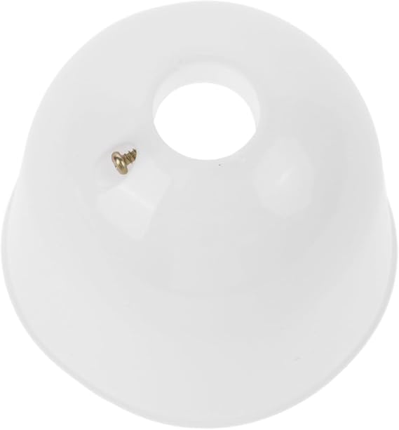 1piece Ceiling Fan Bottom Canopy Kit Plastic Decorative Cover for Ceiling Fans Easy to Clean Modern Design Fit Great for Home