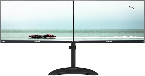 KS Doublesight Displays 2 Full HD 24 Monitors Dual Monitor Stand (1920 x 1080), 75Hz