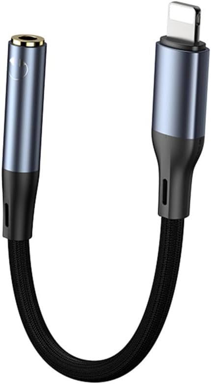 Lightning to 3.5mm AUX Ses Dönüştürücü Adaptör Kablosu, iPhone ve iPad ile Uyumlu